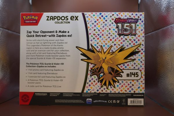 Pokemon TCG Scarlet & Violet 151 Zapdos EX Collection