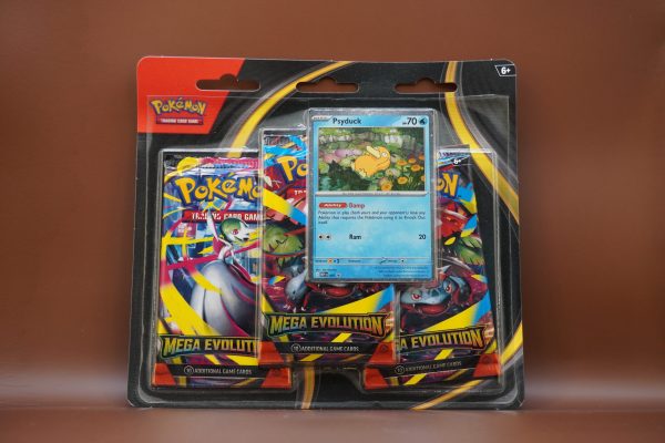 DSC00215 Pokemon Trading Card Game: Mega Evolution Three-Booster Blister Pack - Assorted