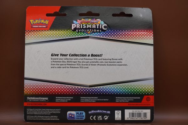 Pokemon Trading Card Game: Scarlet & Violet Prismatic Evolutions Blister 2 Pack